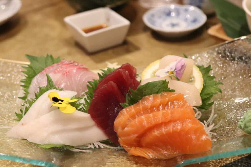 Sashimi at Uchi Restaurant